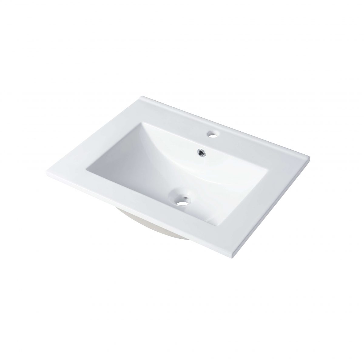 Blossom Ceramic Basin 24″ X 18″ Top-Mount Rectangular