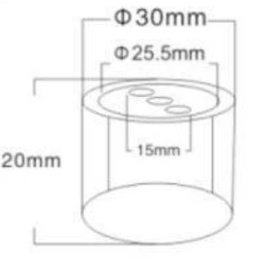 Closet Rod Support Concealed screw Polished Stainless/Pair