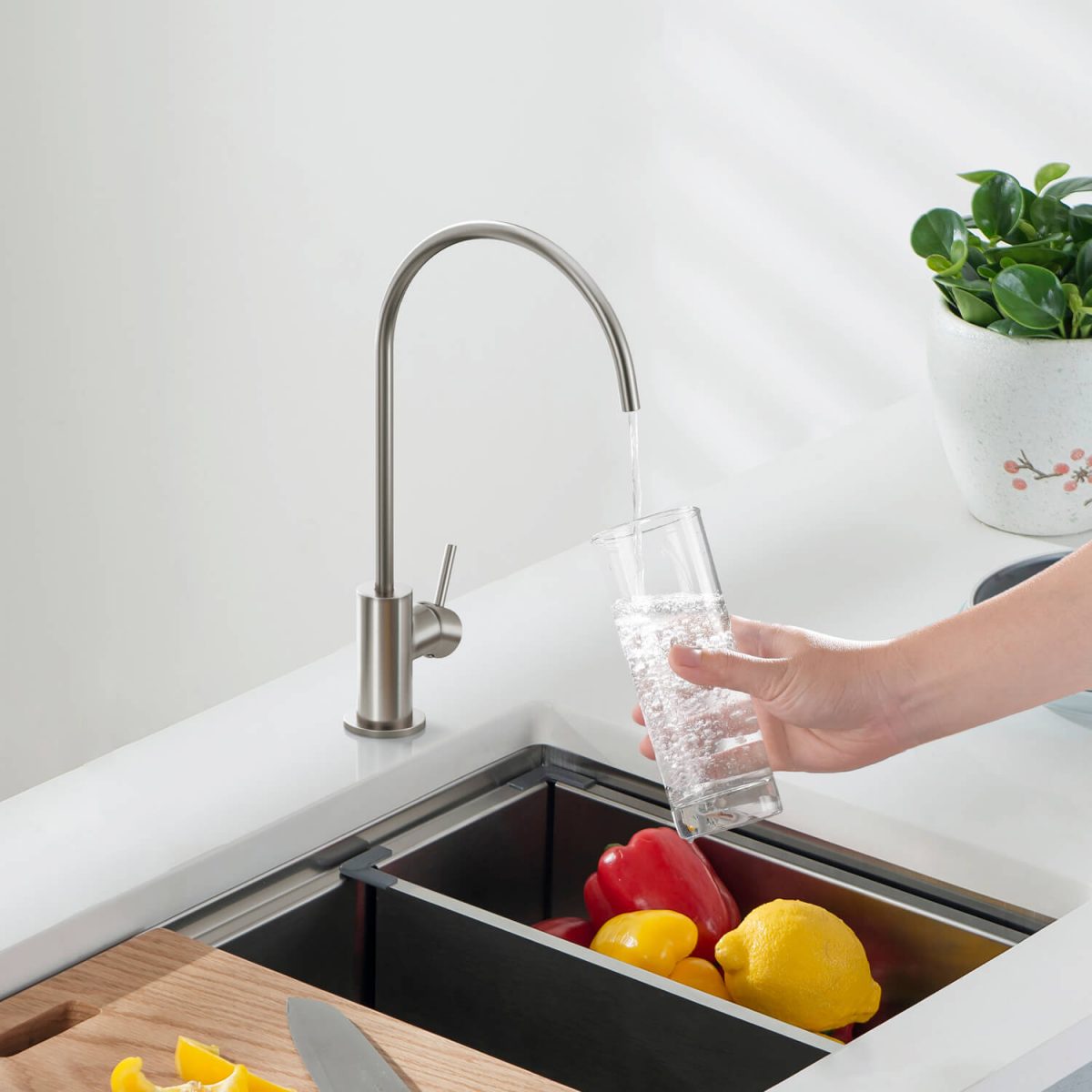 Kibi Circular Water Filtration Faucet