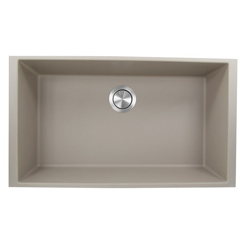 Nantucket Sinks PR3320 33" Single Bowl Undermount Granite Composite
