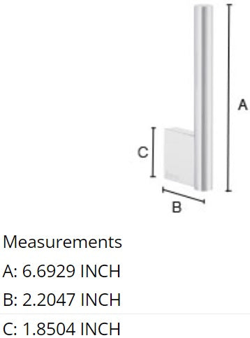 Smedbo - AIR Spare Toilet Roll Holder Polished Chrome AK320