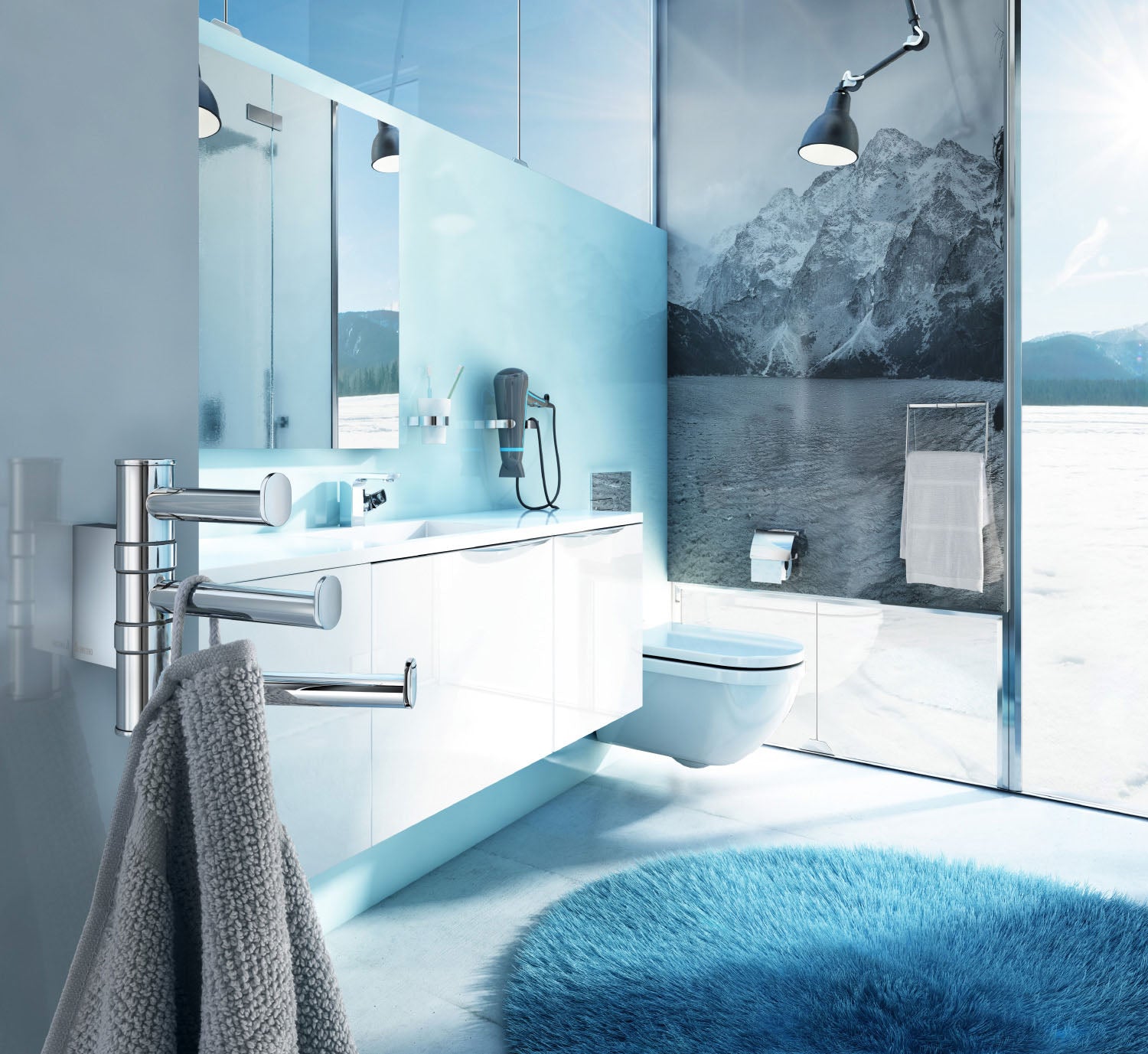 Smedbo - AIR Swing Arm Triple Hook AK327