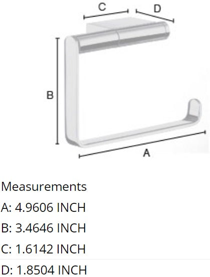 Smedbo - AIR Toilet Roll Holder AK341