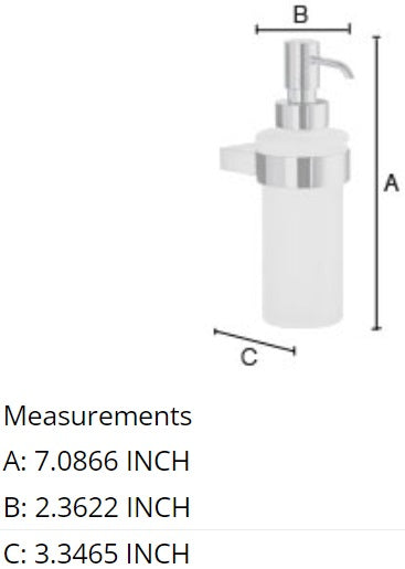 Smedbo - AIR Holder with Glass Soap Dispenser AK369
