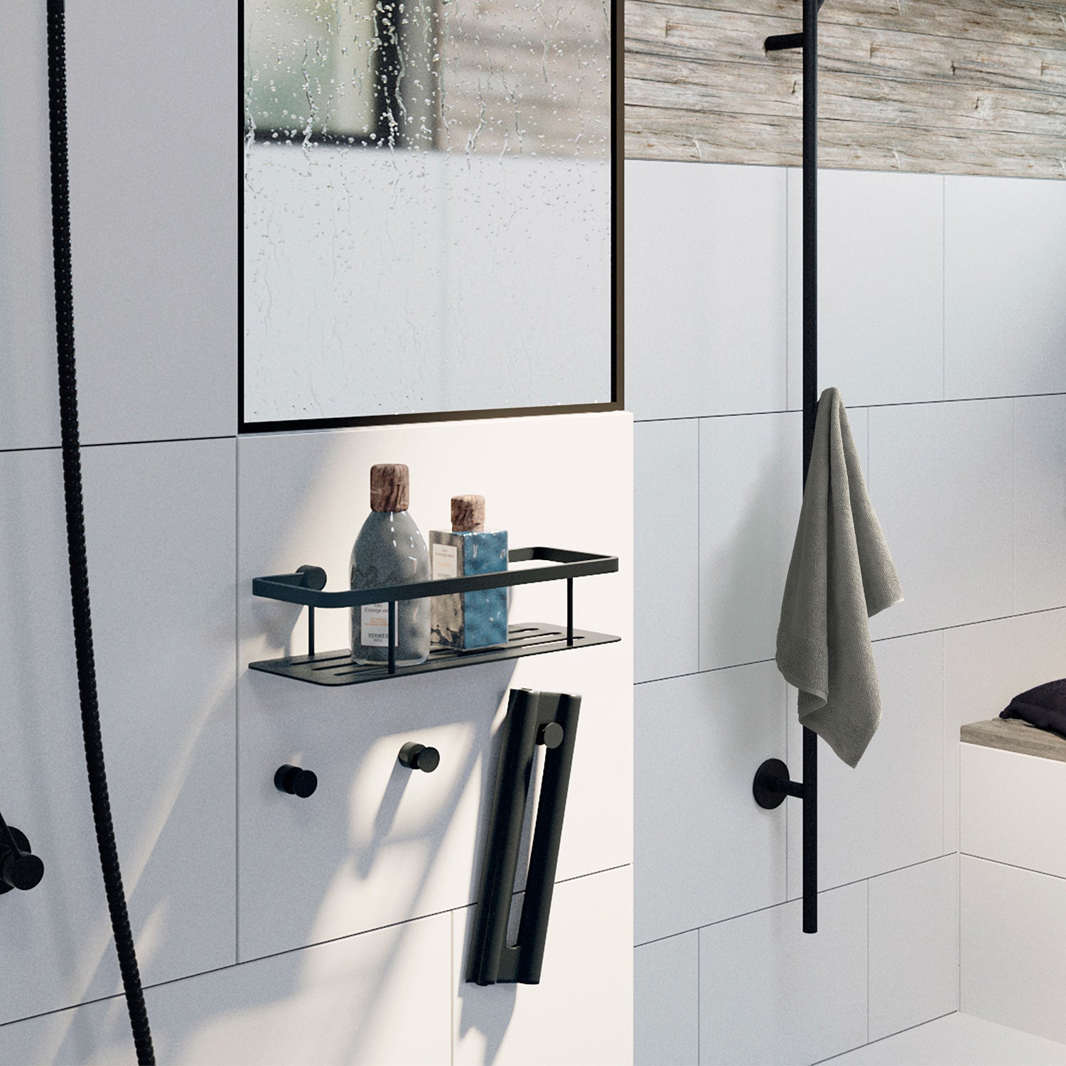 Smedbo - SIDELINE Design Shower Basket - DK3001, DV3001, DX3001