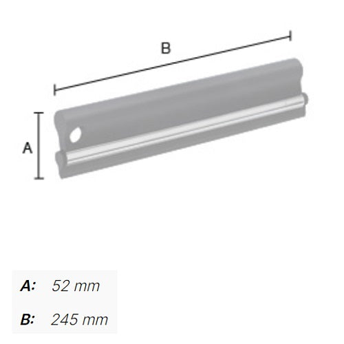 Smedbo - SIDELINE Shower Squeegee with easy-grip handle, DK2130