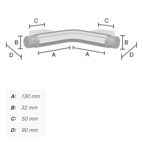 Smedbo - LIVING Corner Connection for Grab bar, FK832