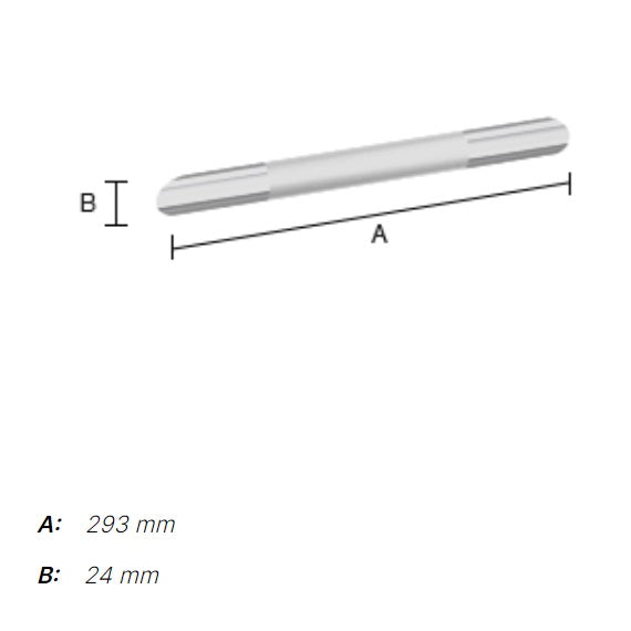 Smedbo - LIVING Footrest, corner, FK841