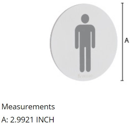 Smedbo - XTRA Toilet Sign – Gentleman