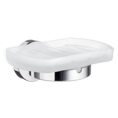 Smedbo - HOME Holder with Soap Dish | Frosted Glass - HK342