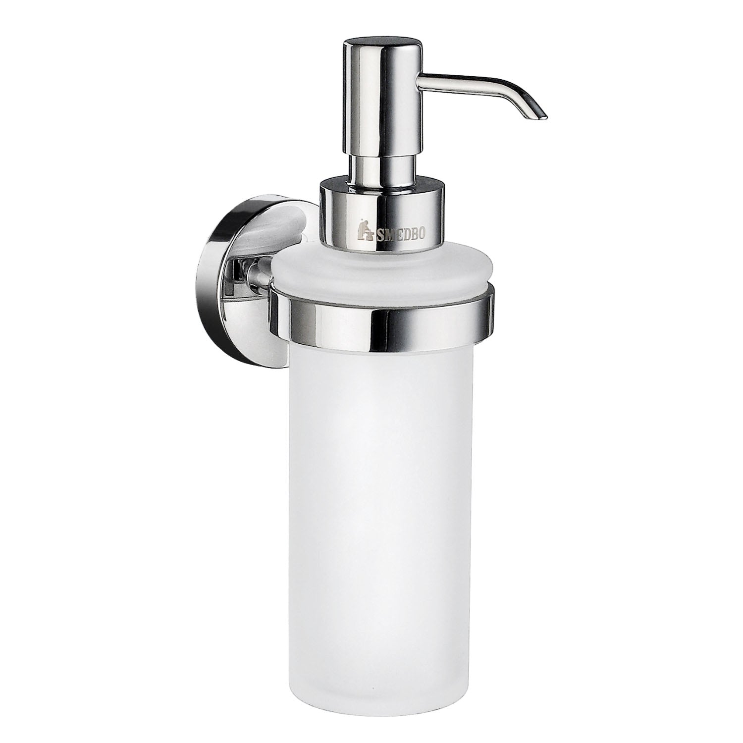 Smedbo - HOME Holder with Glass Soap Dispenser - HK369, HS369