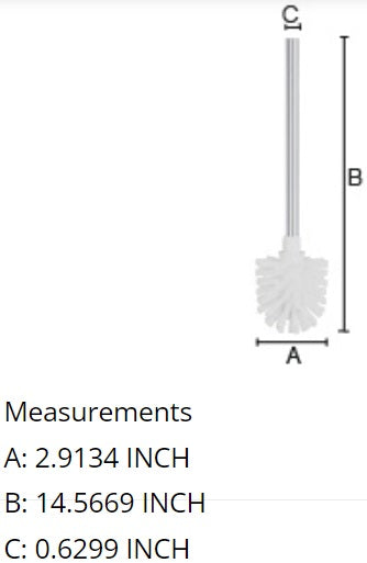 Smedbo - XTRA Spare Brush with Handle Brushed Stainless Steel