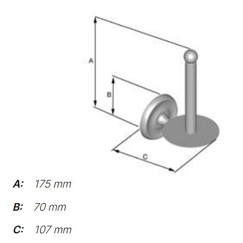 Smedbo - VILLA Spare Toilet Roll Holder, K220, V220
