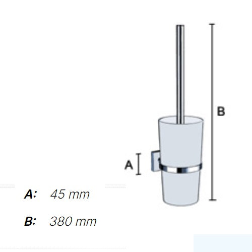 Smedbo - HOUSE Toilet Brush Porcelain - RK333P, RV333P