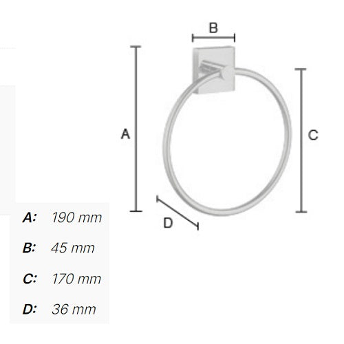 Smedbo - HOUSE Towel Ring - RK344, RV344, RX344
