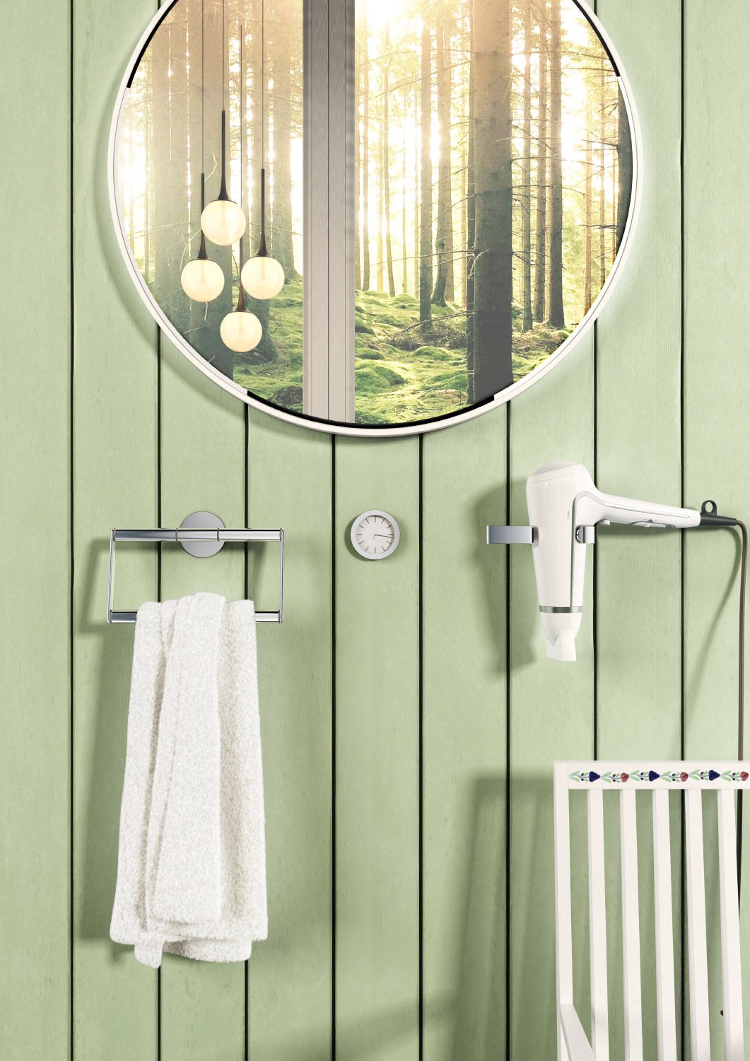 Smedbo - TIME Bathroom Clock