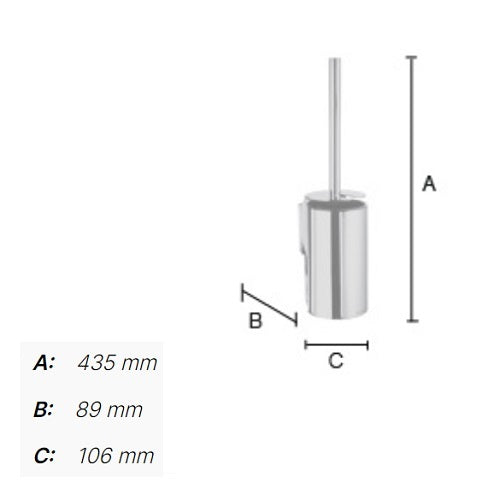 Smedbo - POOL Toilet Brush, ZK332