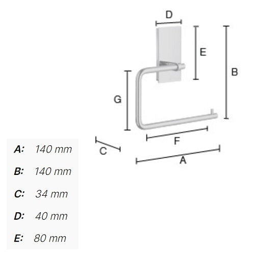 Smedbo - POOL Toilet Roll Holder, ZK341