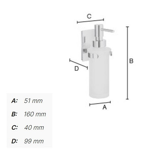 Smedbo - POOL Soap Dispenser, ZK370