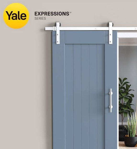 Barn Door Flat Track Hardware Kit with Soft Open & Close System