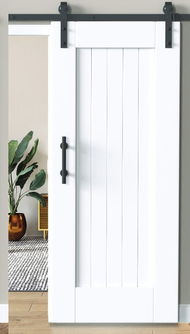 Barn Door Flat Track Hardware Kit with Soft Open & Close System