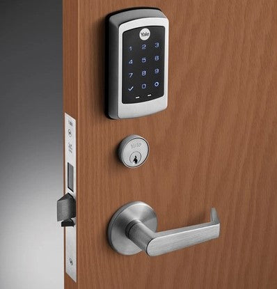 Yale AUR-NTM627-NR nexTouch Sectional Mortise lock with Touchscreen Keypad(NOT Wifi) , Augusta Lever