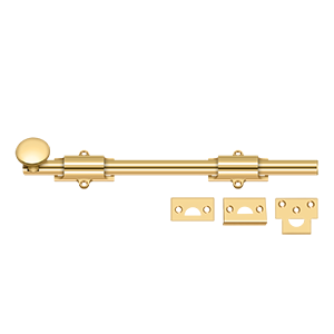 Deltana Surface Bolt / Heavy Duty / Solid Brass