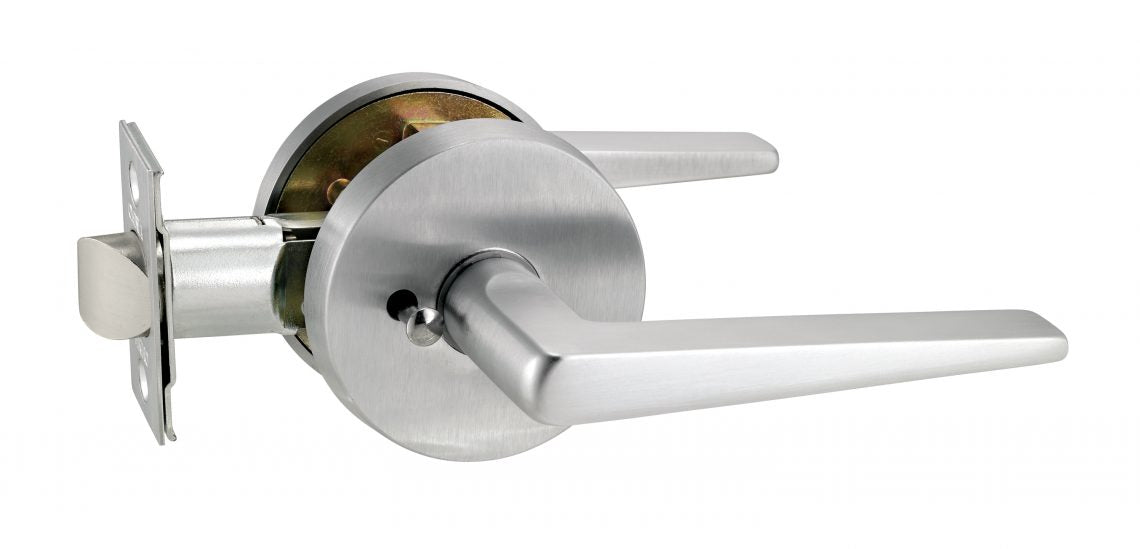 Omnia Style #171 Modern Solid Brass Door Lever