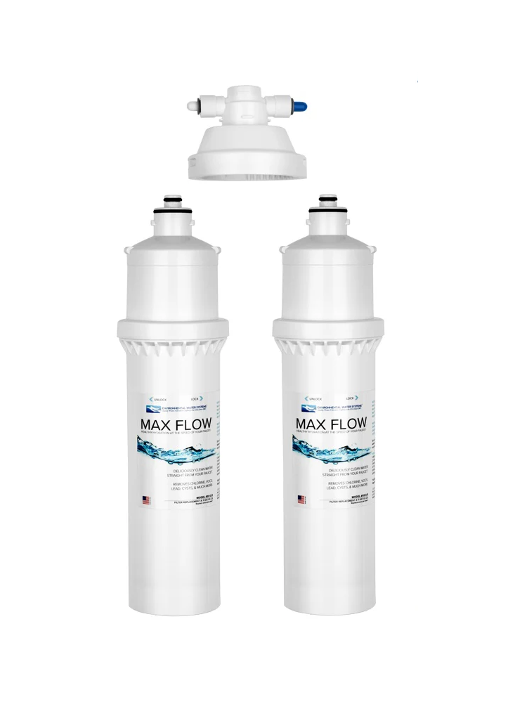 EWS - Drinking Water Systems - Essential Max Flow Twin Pack (System + 2 Filters)