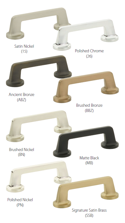 Schaub and Company - Northport Collection - Cabinet/Appliance Pulls w/ Round Base