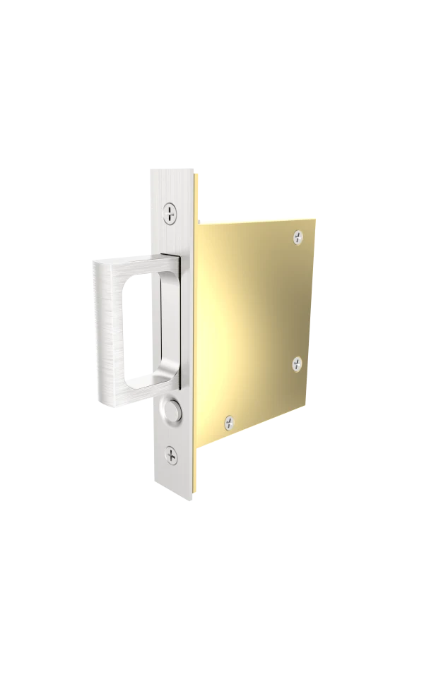 Accurate - Pocket Door Edge Pulls - 2000 Passage Edge Pull 5" (Lock Body Only)