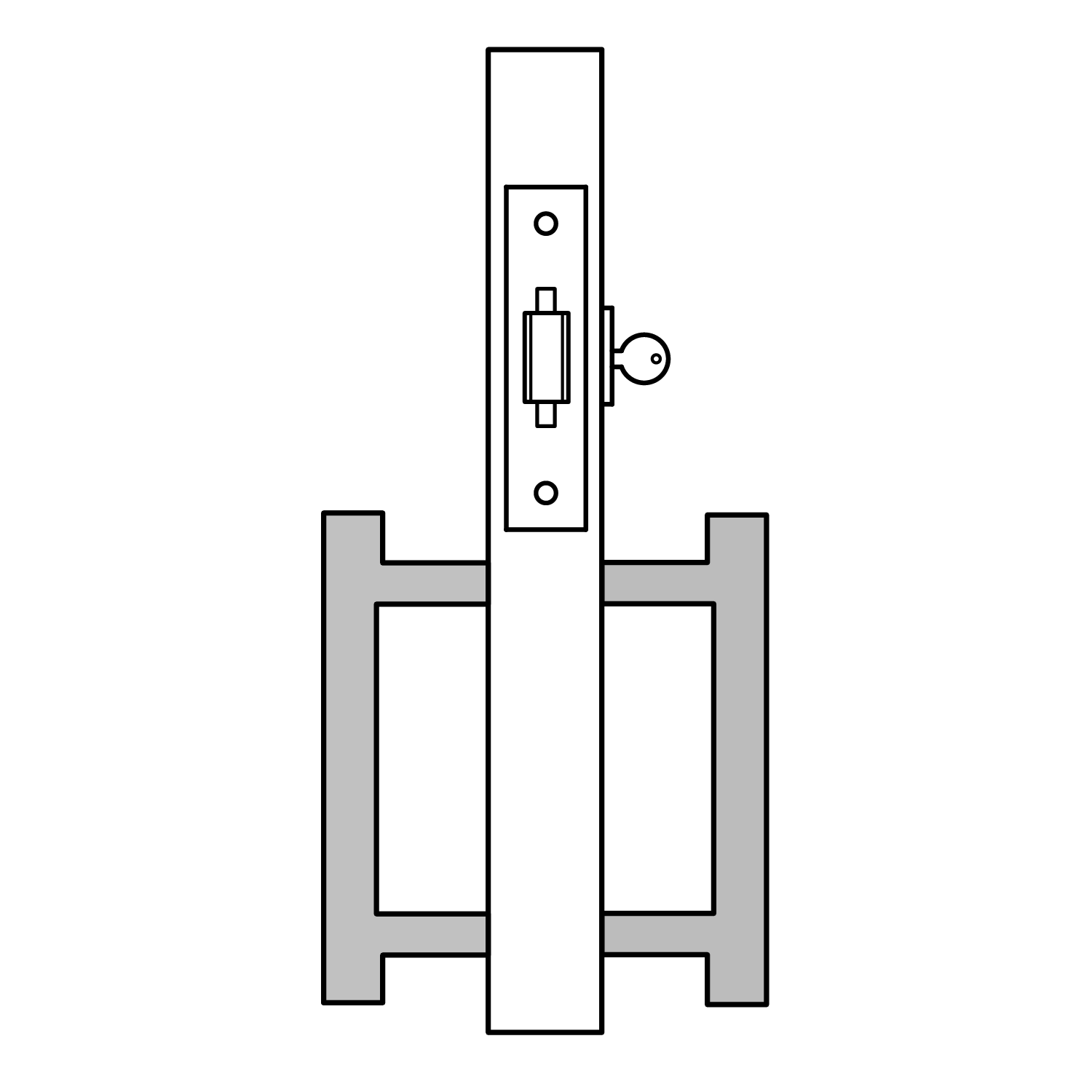 Accurate - Sliding Door Sets - 2001ADAP (Single Cylinder)