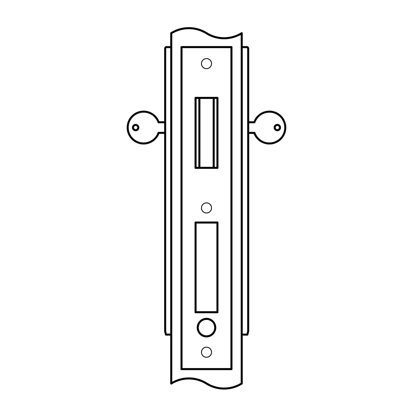 Accurate - Pocket Door Sets - Concealed Fastener (Double Cylinder)