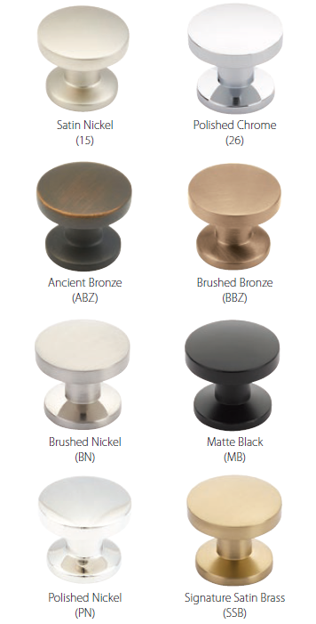 Schaub and Company - Northport Collection - Smooth Round Cabinet Knob