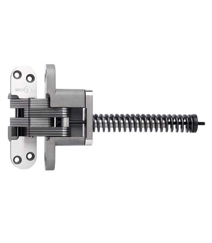 SOSS - Model #220SSIC Stainless Steel 90/180-Minutes Fire Rated Invisible Closer Hinge (Each)