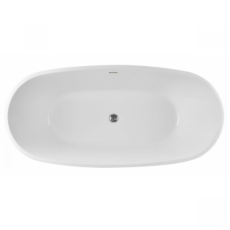 Maidstone - Essential Collection Acrylic Tubs - Naras 67" Acrylic Contemporary Double Ended Tub