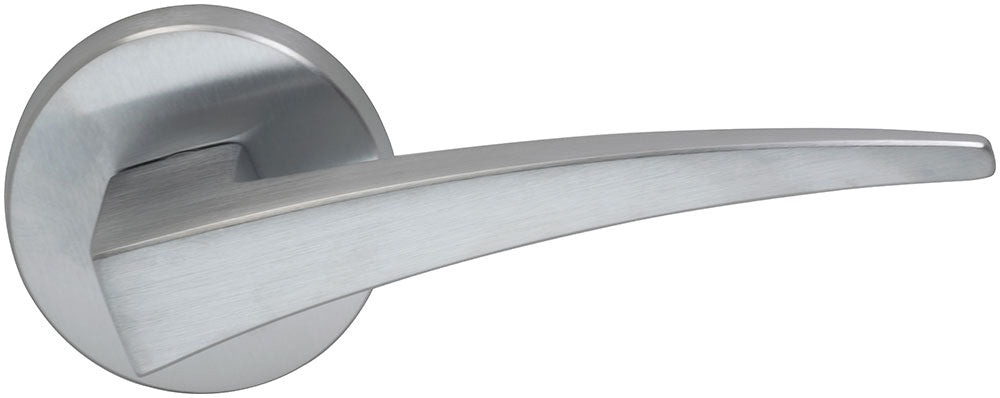 Omnia Style #227 Modern Solid Brass Door Lever