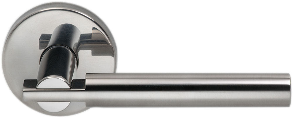 Omnia Style #25 Stainless Steel (with PVD) Door Lever