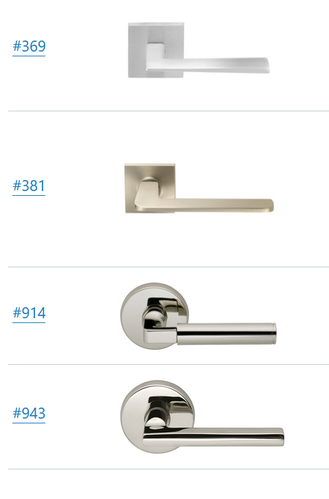 Omnia 12369 Modern Mortise & Deadbolt Lockset