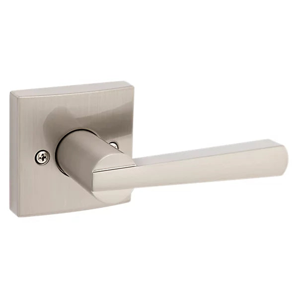 Baldwin - Prestige Collection - Knobs & Levers - Spyglass (SPL) Lever w/ Square Rose In Satin Nickel