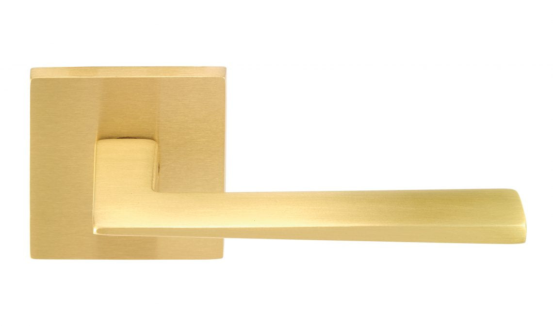 Omnia Style #369 Modern Solid Brass Door Lever