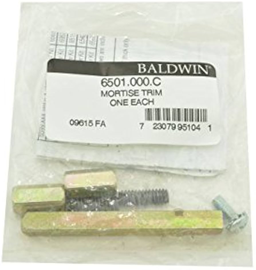 Baldwin - Estate Collection - Thick Door Kits - Mortise Wood Door