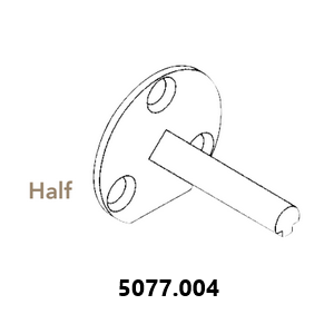 Baldwin - Estate Collection - 5077.004 Half Dummy Spindle