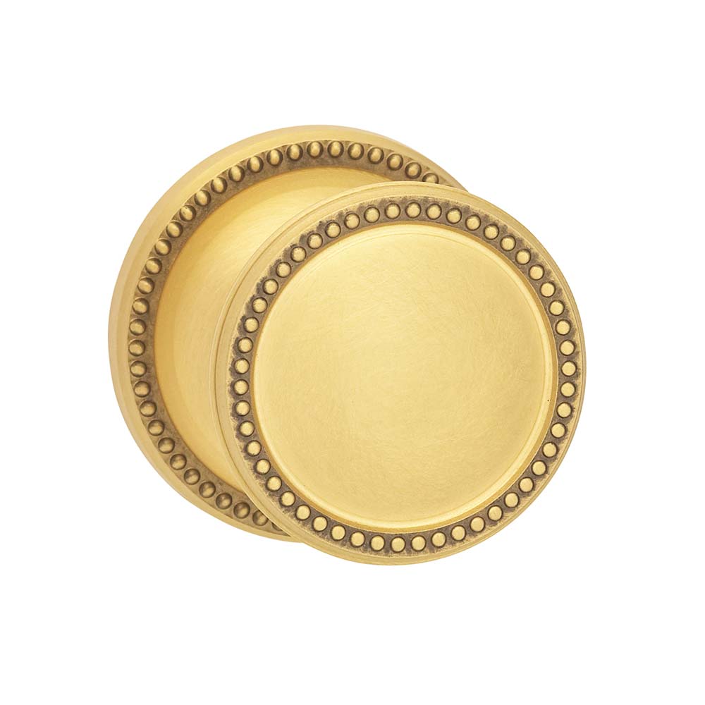 Omnia Style #508 ARC Solid Brass Knob (with 618 Rose)