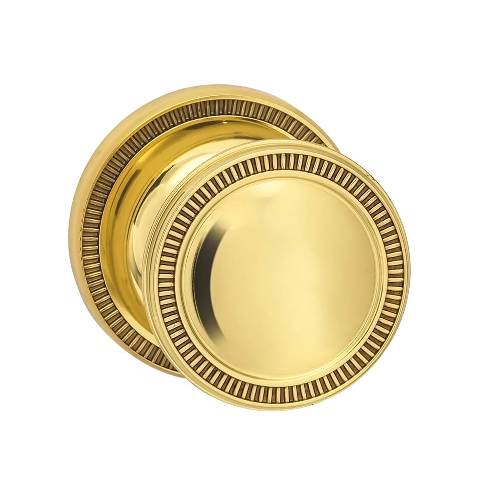 Omnia Style #511 ARC Solid Brass Knob (with 641 Rose)