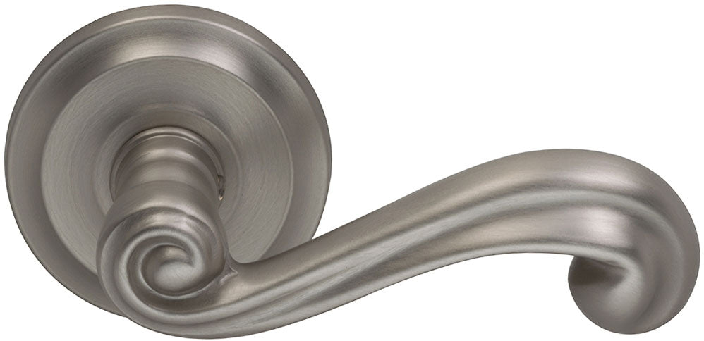 Omnia Style #55 Traditions Solid Brass Door Lever (with 671 Rose)