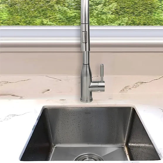 Nantucket Sink Pro Series SR1515 , 15 Inch Pro Series Square Undermount Small Radius Stainless Steel Bar/Prep Sink