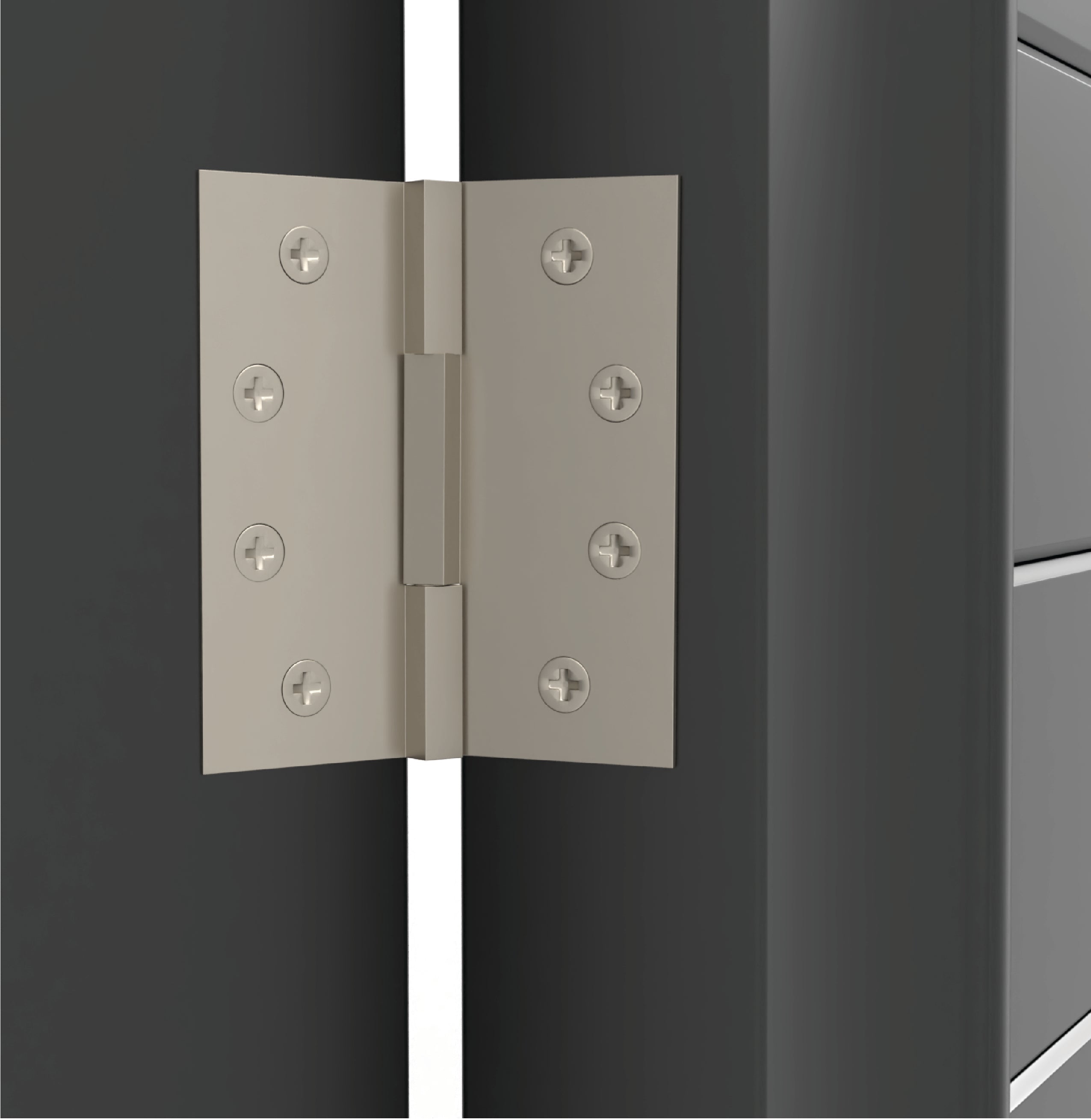 Mega Handles - Door Accessories - 4" Square Barrel Hinge