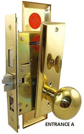 Marks USA New Yorker Series 7NY10 Mortise Lock Set 2-3/4"Backset