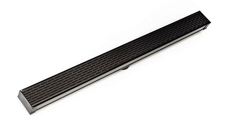 Infinity Drain S-LT 65 Low Profile Site Sizable, Offset Slotted Stainless Steel Grate